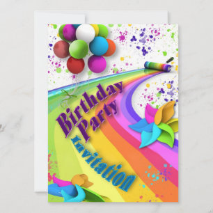 Invitation d'anniversaire - Enfants