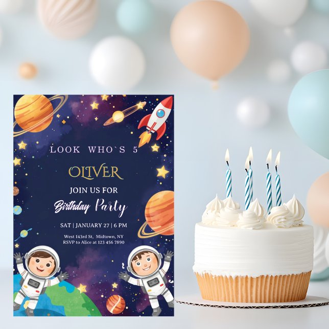 Invitation d'anniversaire épique pour les enfants  (Créateur téléchargé)