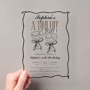 Invitation d'anniversaire Espresso Martini Un Peu 