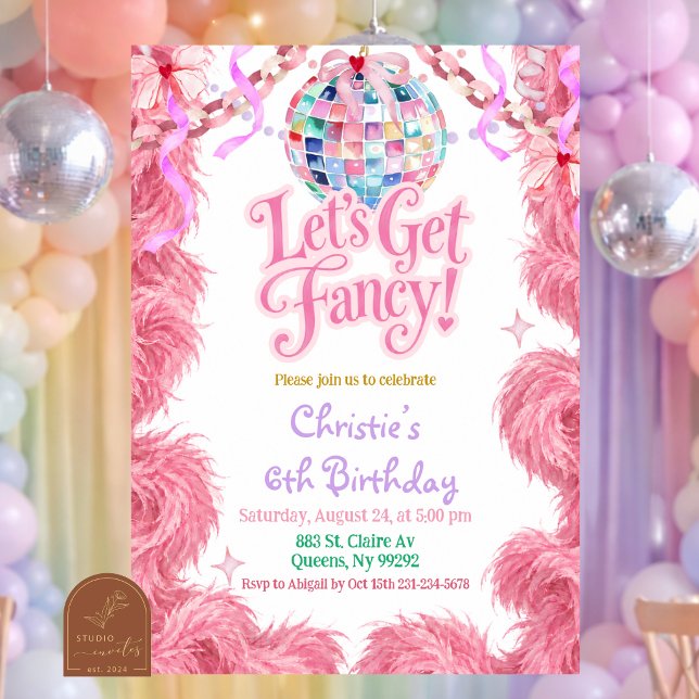 Invitation d'anniversaire fantaisiste Let's get fa (Créateur téléchargé)