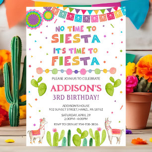 Invitation d'anniversaire Fiesta