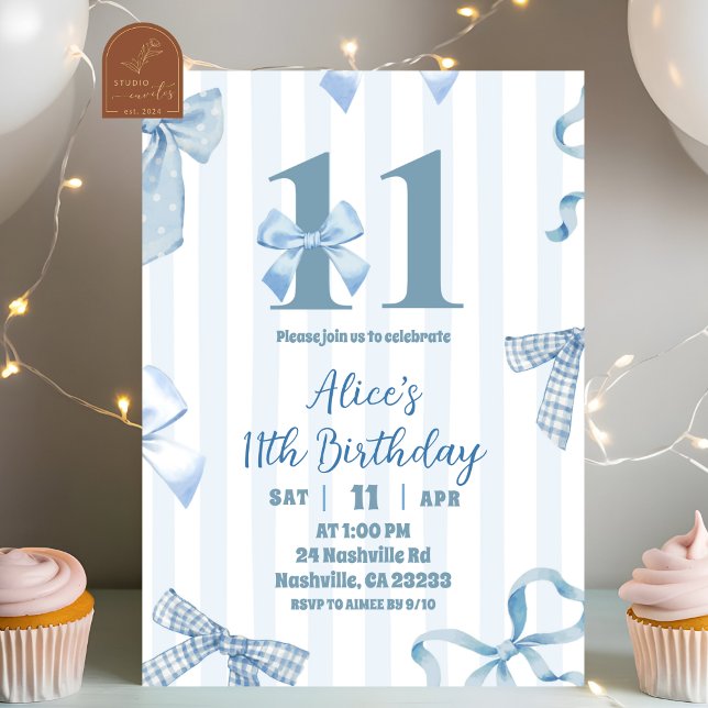 Invitation d'anniversaire fille chiffre double Arc (Créateur téléchargé)