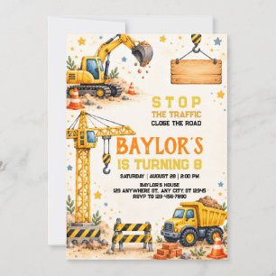 Invitation d'anniversaire Future Builder