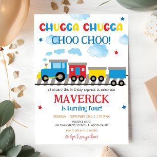 Invitation d'anniversaire garçon enfants fête du t