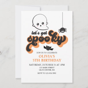 Invitation d'anniversaire Halloween Effrayant