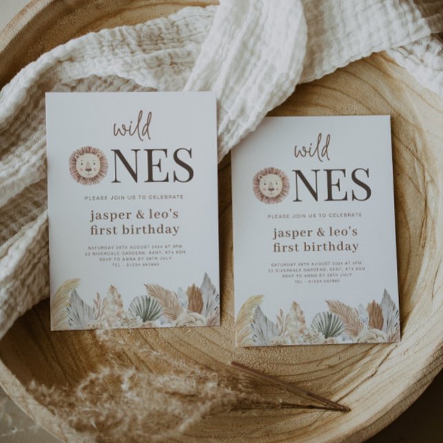 Invitation d'anniversaire Jumeaux Les Indomptés Fe (Créateur téléchargé)