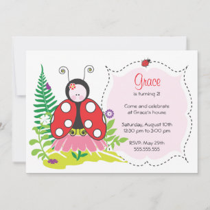 Invitation d'anniversaire - Ladybug