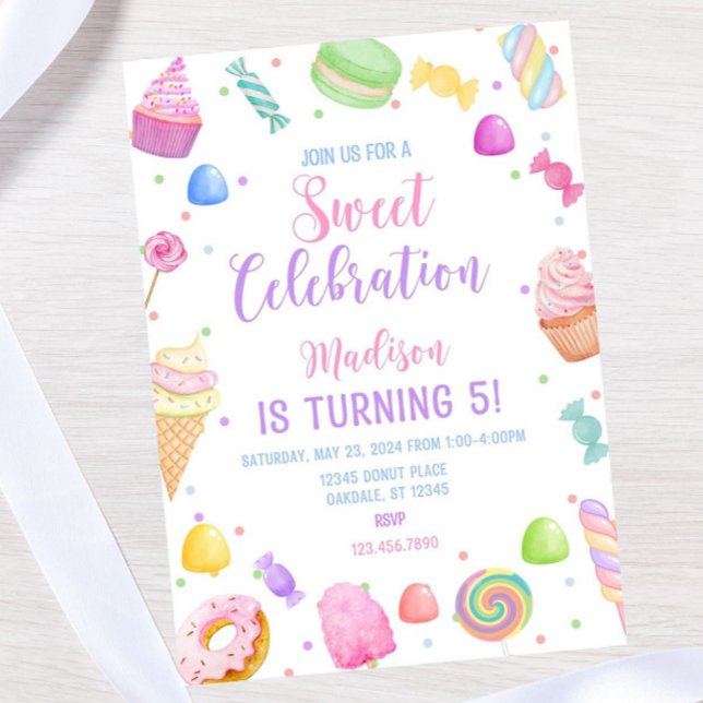 Invitation d'anniversaire modèle sur le thème des  (Créateur téléchargé)