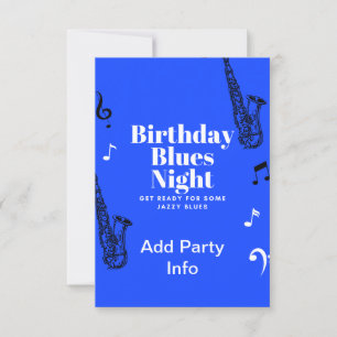 Invitation d'anniversaire musicale