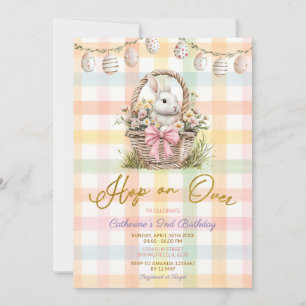 Invitation d'anniversaire Panier de Lapin à Carrea