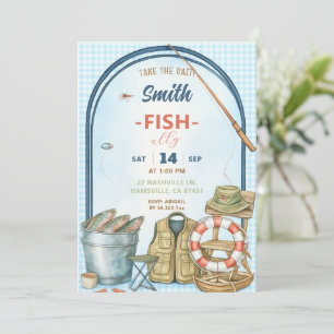 Invitation d'anniversaire Parti de pêche Parti de
