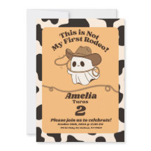 Invitation d'anniversaire "Pas ma première rodeo" 