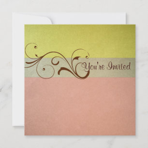 Invitation d'anniversaire Pastel