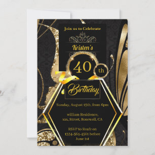 Invitation d'anniversaire personnalisable