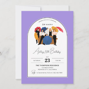 Invitation d'anniversaire personnalisable sur le t