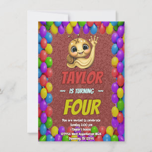 Invitation d'anniversaire personnalisée Enfant Esc
