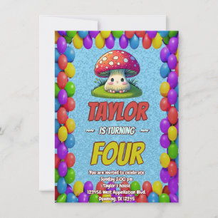 Invitation d'anniversaire personnalisée Gardien Ch