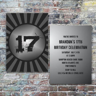 Invitation d'anniversaire personnalisée pour adole