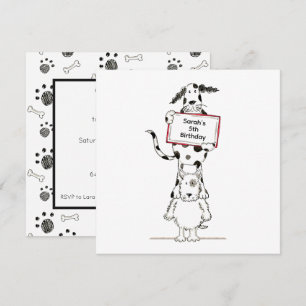 Invitation d'anniversaire personnalisée pour de mi