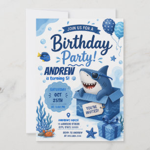 Invitation d'anniversaire personnalisée pour enfan