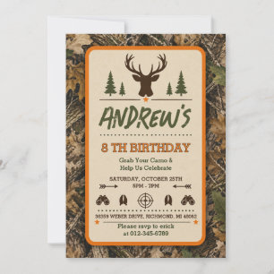 Invitation d'anniversaire personnalisée pour garço