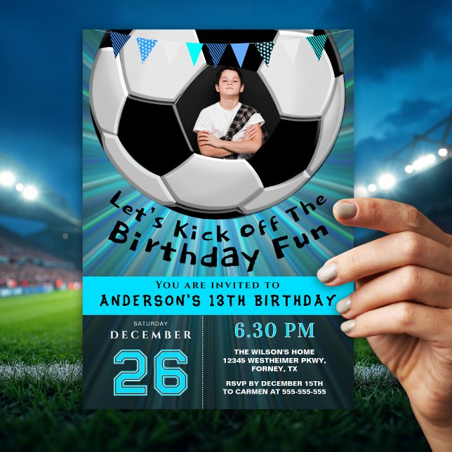 Invitation d'anniversaire personnalisée pour garço (Créateur téléchargé)