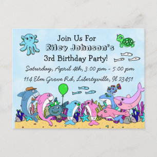Invitation d'anniversaire personnalisée pour la fa
