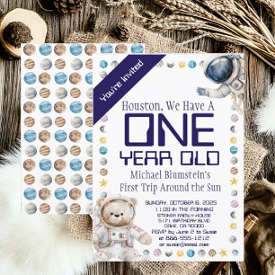 Invitation d'anniversaire personnalisée pour l'âge