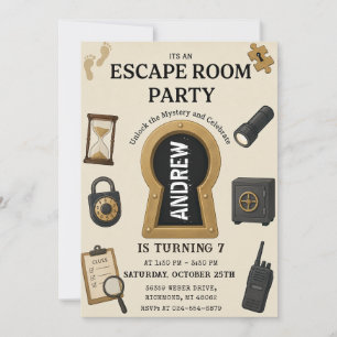 Invitation d'anniversaire personnalisée pour une é