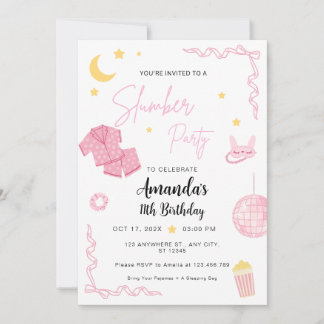 Invitation d'anniversaire personnalisée pour une s