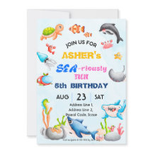 Invitation d'anniversaire personnalisée sous la me