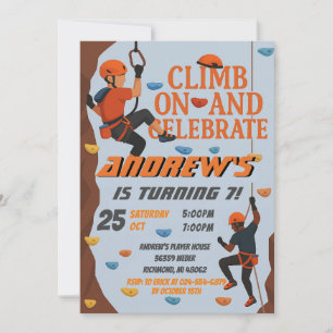 Invitation d'anniversaire personnelle pour l'escal