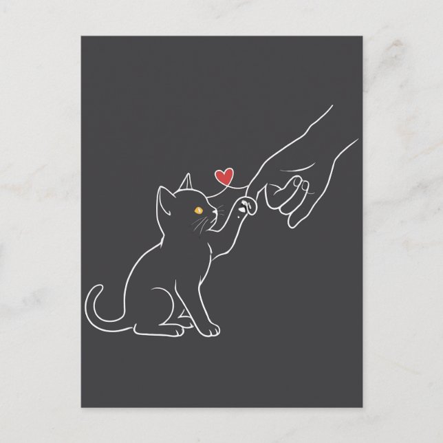 Invitation d'anniversaire pour amoureux de chats r (Devant)