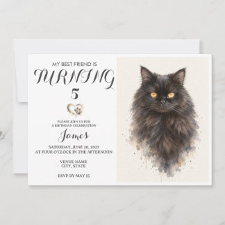 Invitation d'anniversaire pour animal de compagnie