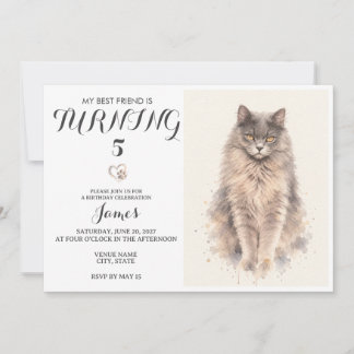 Invitation d'anniversaire pour animal de compagnie