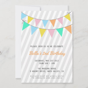 Invitation d'anniversaire pour enfants