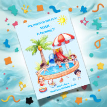 Invitation d'anniversaire pour enfants à la fête a