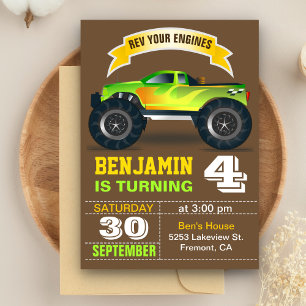 Invitation d'anniversaire pour enfants au thème de