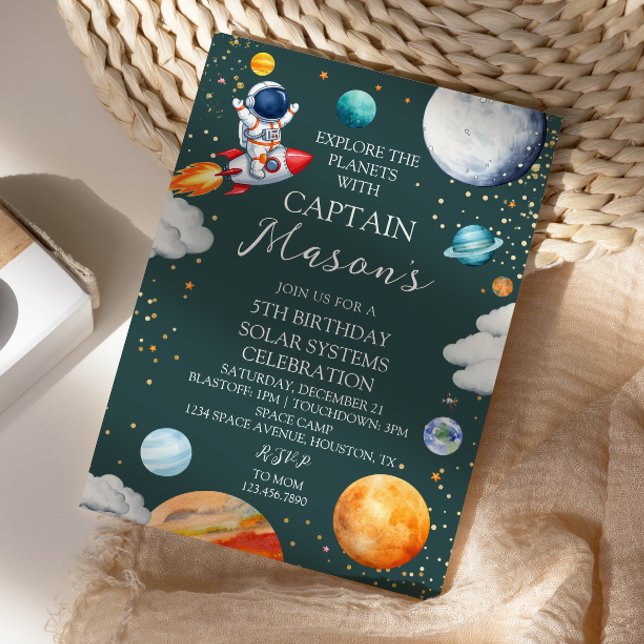 Invitation d'anniversaire pour enfants Captain Roc (Créateur téléchargé)