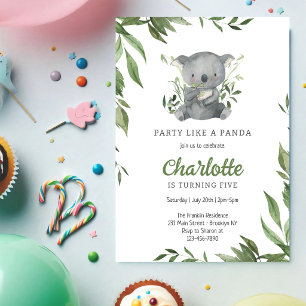 Invitation d'anniversaire pour enfants comme un pa