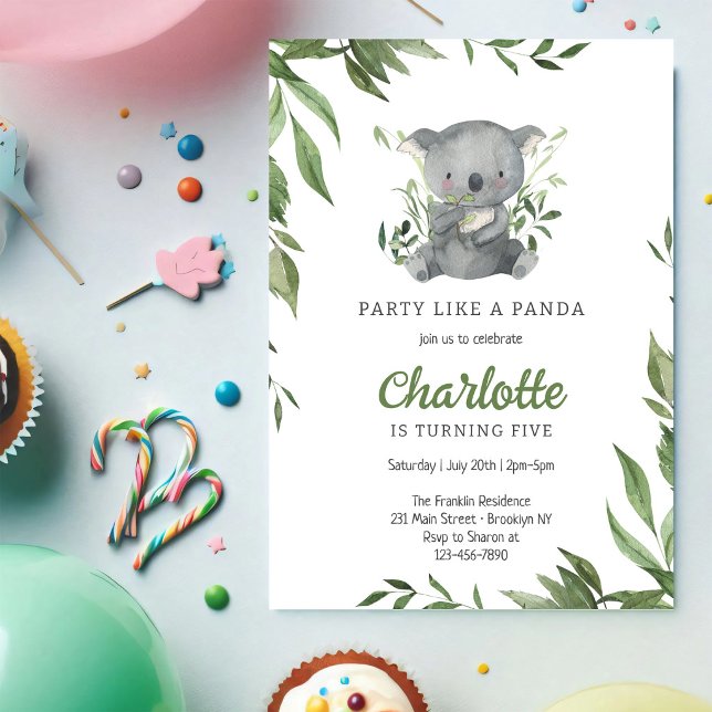 Invitation d'anniversaire pour enfants comme un pa (Créateur téléchargé)