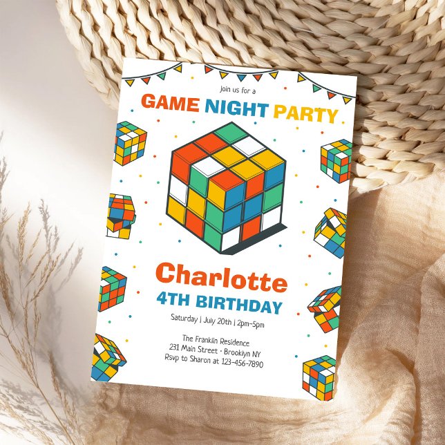 Invitation d'anniversaire pour enfants de la fête  (Créateur téléchargé)