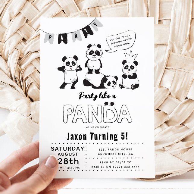 Invitation d'anniversaire pour enfants 'Faire la f (Créateur téléchargé)