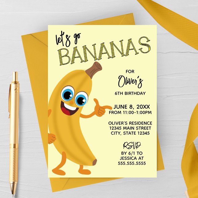 Invitation d'anniversaire pour enfants Faisons les (Créateur téléchargé)