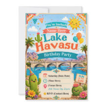 Invitation d'anniversaire pour enfants Lake Havasu