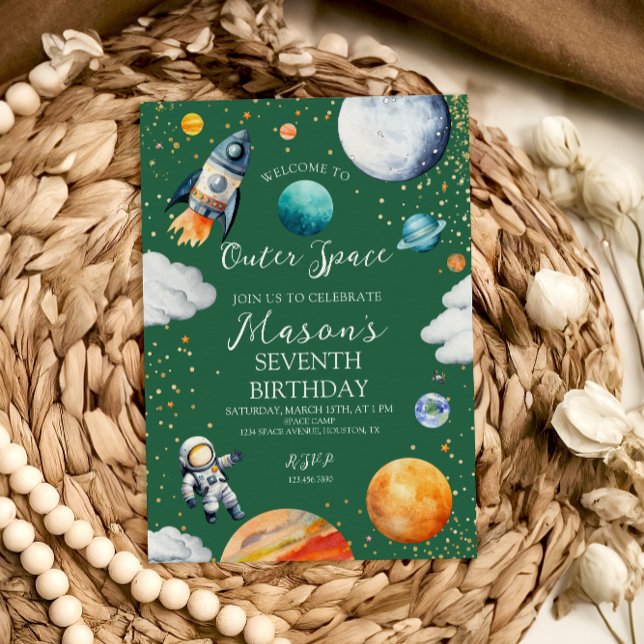Invitation d'anniversaire pour enfants sur le thèm (Créateur téléchargé)