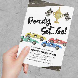 Invitation d'anniversaire pour enfants sur le thèm
