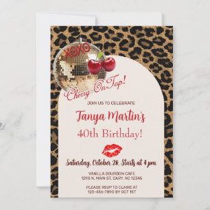 Invitation d'anniversaire pour femme adulte 'Ceris