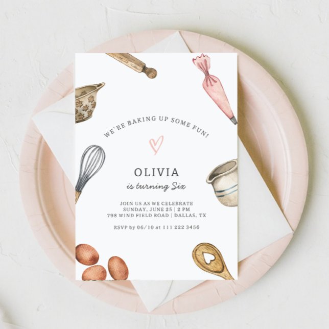 Invitation d'anniversaire pour fille de fête de pâ (Créateur téléchargé)