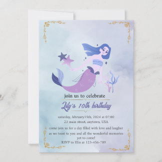 invitation d'anniversaire pour filles